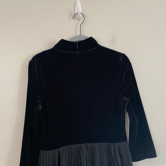 Adrianna Papell Velvet Top Fit and Flare Pleated
Chiffon Skirt Dress Size 8 - Picture 6 of 9